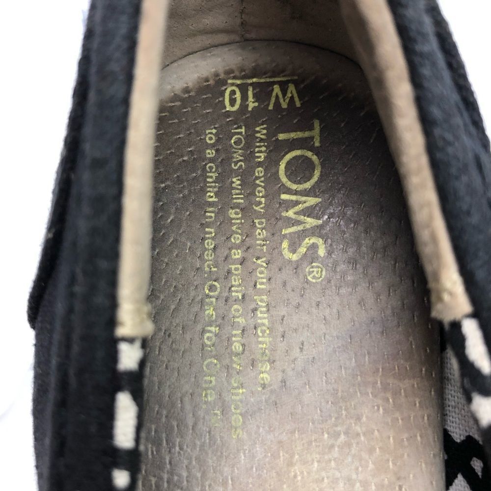 TOMS Canvas Espadrille wedge shoes - Picture 6 of 8